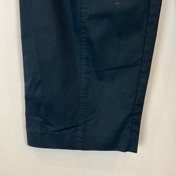 Talbots black cotton capris size 8 - Picture 6 of 7